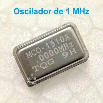 Oscilador De Cuarzo 1 MHz -...