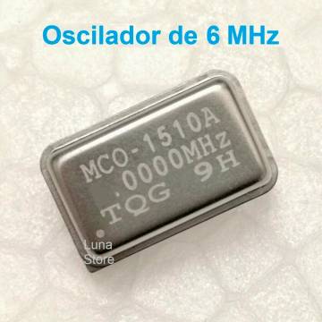 Oscilador De Cuarzo 6 MHz -...