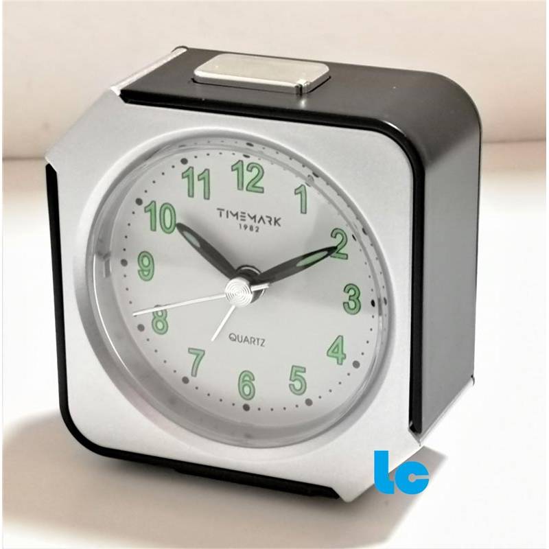 Reloj-Despertador Analógico Timemark Gris (9 x 8 x 5 cm)