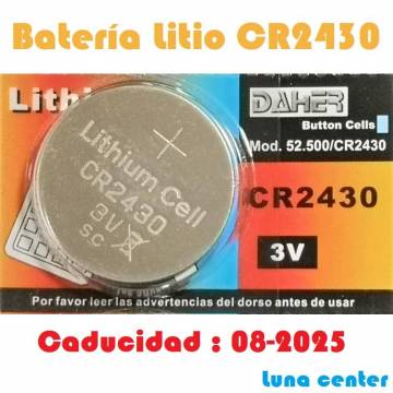 Pila DAHER CR2430 - Lithium...