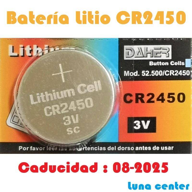 Blíster Pila botón litio Kodak CR2450 3V