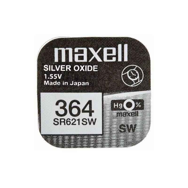 Pila MAXELL 364 - SR621SW - Made In Japan - Original